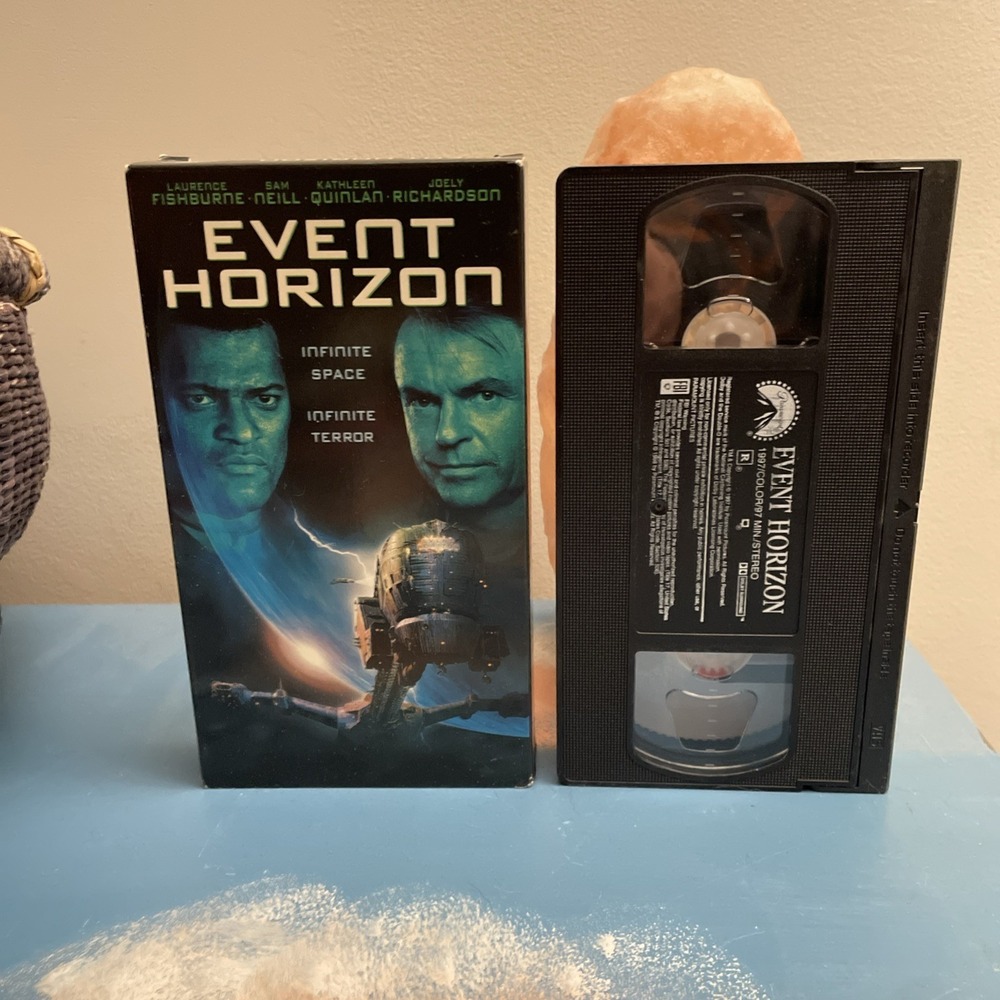 Event Horizon VHS Sci-Fi 1997 Sam Neil Lawrence Fishburne Horror Paramount - Picture 2 of 4